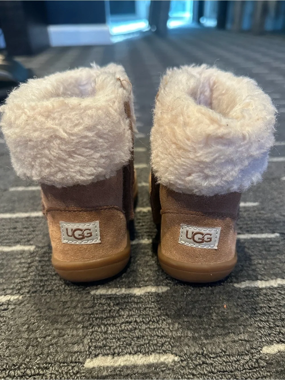 UGG Sammee Toddler Chestnut Suede Boots